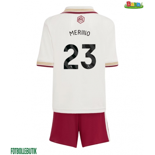 Arsenal Mikel Merino #23 Tredjeställ Barn 2025-26 Kortärmad (+ Korta byxor)